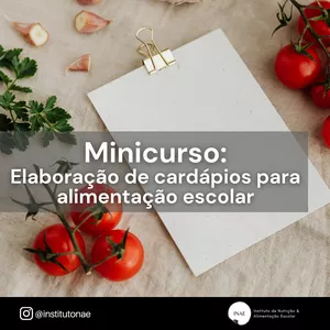Imagem de capa para o Curso online Elaboração de cardápios para alimentação escolar