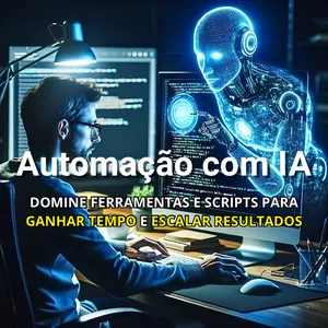 Imagem de capa para o Ebook E-book: Escalando com IA: Domine a Automação para Resultados Rápidos