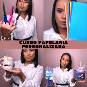 Curso papelaria personalizada -Aprendendo com ingrid braga 