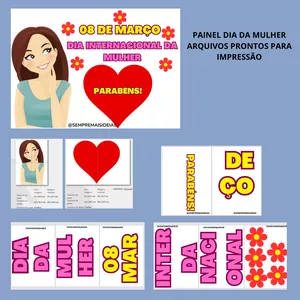 Imagem de capa para o Ebook PAINEL DIA DA MULHER