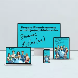 Imagen de portada para Curso online Ebook Prepara Financieramente a tus Hijos(as) Adolescentes