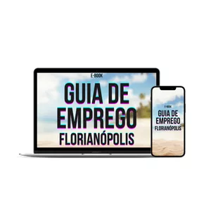 Imagem de capa para o Ebook Guia de Emprego - Florianópolis