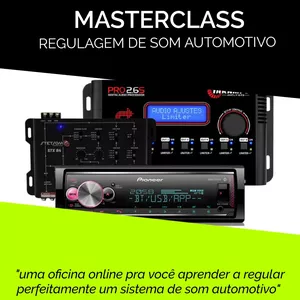 Imagem de capa para o Curso online REGULAGEM DE SOM AUTOMOTIVO - Treinamento Online Completo 