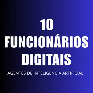Imagem de capa para o Curso online 10 Agentes (Funcionários) de IA
