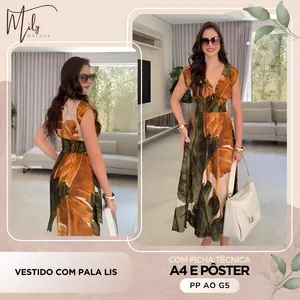 Imagem de capa para o Ebook Vestido com Pala Lis