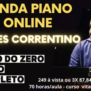 Imagem de capa para o Curso online Curso de piano Diones Correntino
