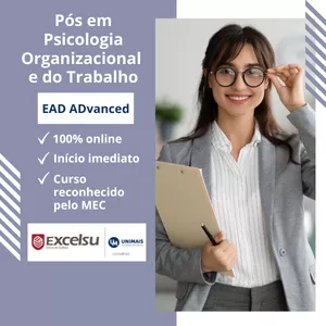 Pós-Graduação EAD em Psicologia Organizacional e do Trabalho
