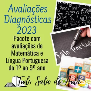 Imagem de capa para o Ebook Avaliações Diagnósticas de Língua Portuguesa e Matemática - 2023