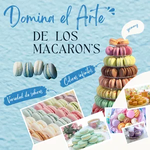 Imagen de portada para Curso online DOMINA EL ARTE DE LOS MACARONS