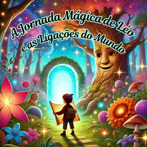 Imagem de capa para o Ebook A Jornada Mágica de Léo e as Lições do Mundo