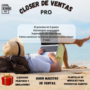 Imagen de portada para Ebook Closer de Ventas Pro
