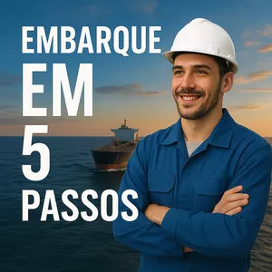 Imagem de capa para o Ebook Embarque em 5 passos🛳️