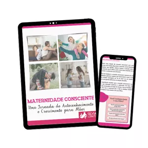 Imagem de capa para o Ebook Maternidade Consciente - Uma Jornada de Autoconhecimento e Crescimento para Mães