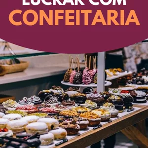 Imagem de capa para o Ebook Dicas para Lucrar com Confeitaria
