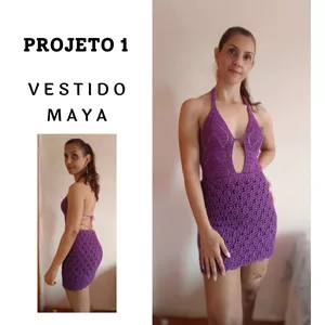 Vestido de crochê costa hot sale nua