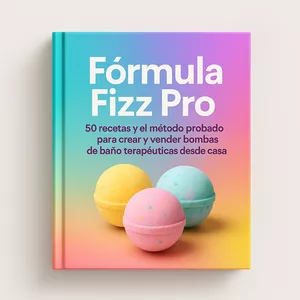 Imagen de portada para Curso online Fórmula Fizz Pro: El Método Secreto con 50 Recetas  Premium para Crear, Vender y Agotar Tu Stock de  Bombas de Baño Terapéuticas