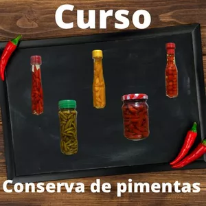 Imagem do curso Como montar uma FÁBRICA de Conserva de Pimenta de forma profissional,  em sua casa.