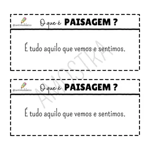 Imagem de capa para o Ebook Atividade -Paisagens