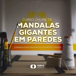 Imagem de capa para o Curso online CURSO DE MANDALAS GIGANTES EM PAREDES