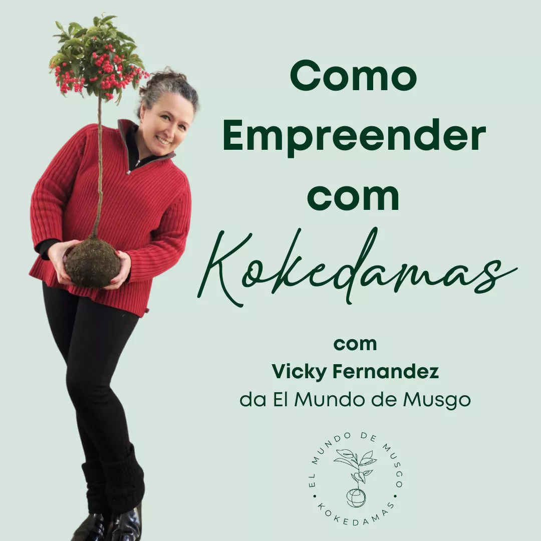Curso Empreender com Kokedamas