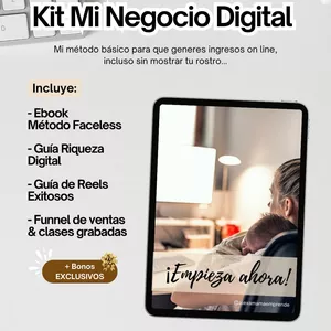 Imagen de portada para Curso online KIT MI NEGOCIO DIGITAL