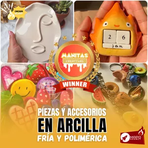 Imagen de portada para Curso online Accesorios en Arcilla Fría y Polimérica OFERTA 2X1