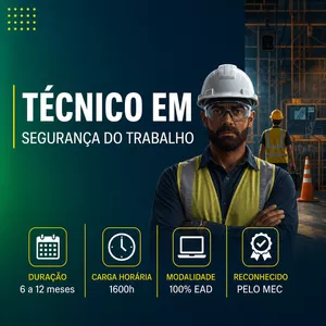 Imagem do curso Curso Técnico em Segurança do Trabalho