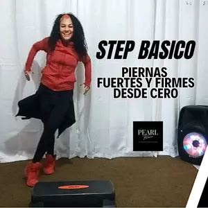 Imagen de portada para Curso online Step Básico: Piernas Fuertes y Firmes desde Cero