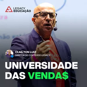 Imagem de capa para o Curso online Universidade das Vendas - Especialista Clailton Luiz