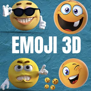 Imagem de capa para o Curso online PACK EMOJI 3D