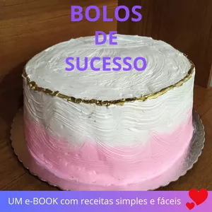 Imagem de capa para o Ebook bolos de sucesso