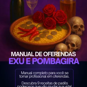 Imagem de capa para o Ebook MANUAL DE OFERENDAS EXU E POMBAGIRA - Vol. 1