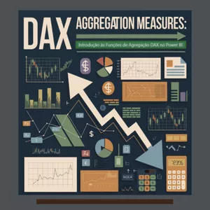Imagem de capa para o Ebook Introdução às Funções de Agregação DAX no Power BI 