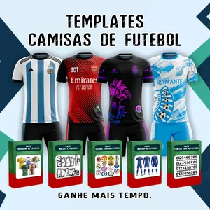 Imagem de capa para o Curso online Vetor Camiseta de Futebol - Templates em corel draw editavel
