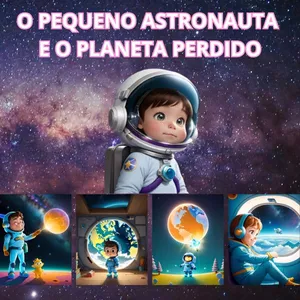 Imagem de capa para o Ebook O Pequeno Astronauta e o Planeta Perdido