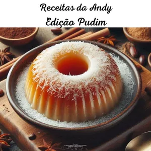 Imagem de capa para o Ebook RECEITAS DA ANDY - EDIÇÃO PUDIM