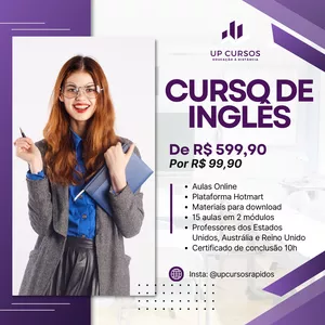 Imagem de capa para o Curso online Curso de Inglês