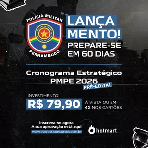 Imagem de MENTORIA PMPE  - 2026 PRÉ-EDITAL | E.MENTORIA criado por EVEREST CONCURSOS na hotmart