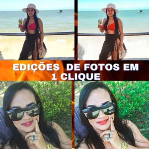 Edições de fotos em 1 clique