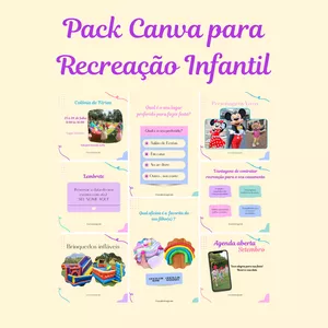 Imagem do curso Pack Canva para Recreação Infantil