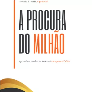 Imagem de capa para o Ebook A procura do Milhão.
