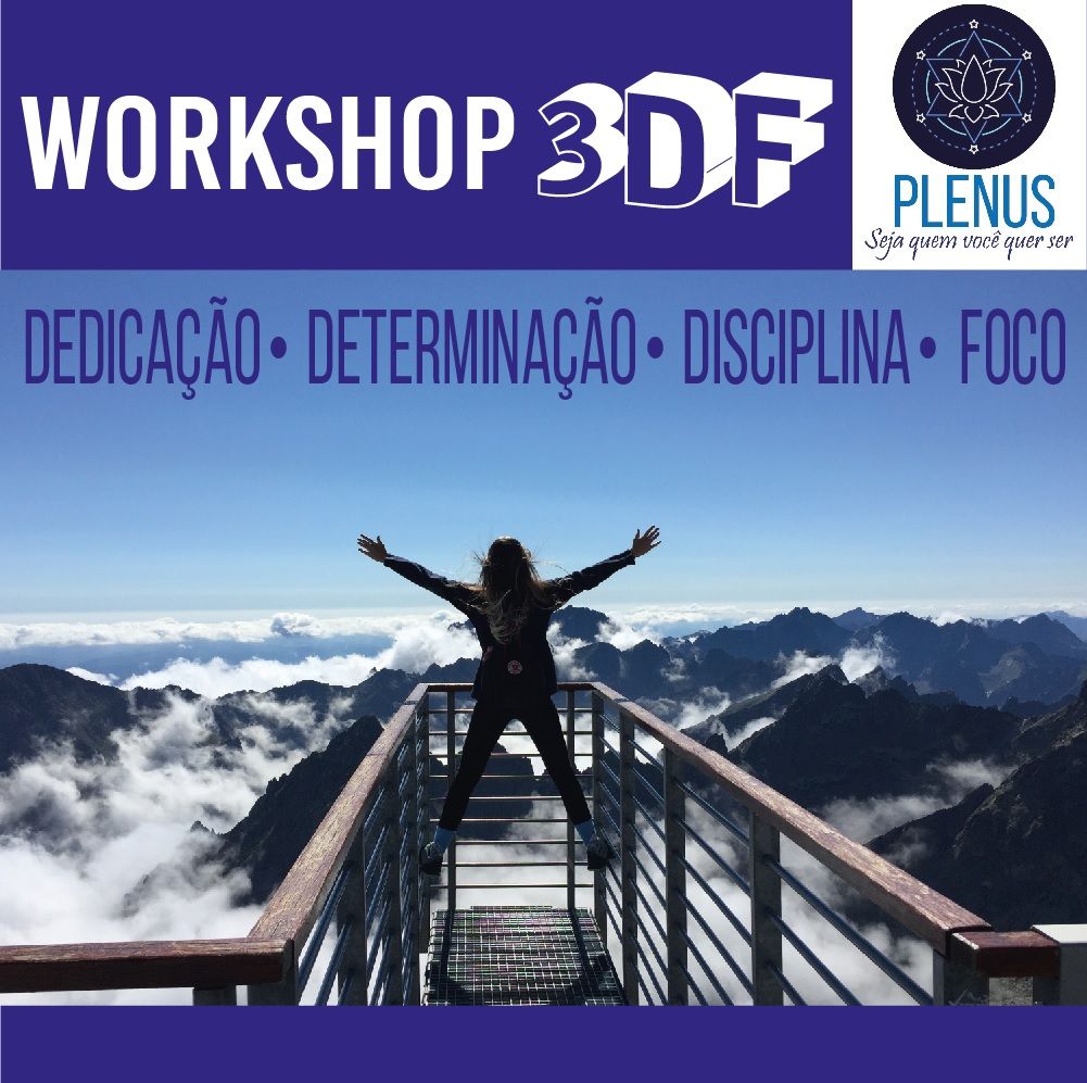 Imagem de Workshop 3DF - Determinação, dedicação, disciplina e foco  criado por Ana na hotmart