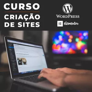 Imagem de capa para o Curso online Curso de criação de paginas web (sites)