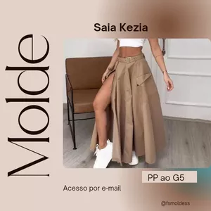 Imagem de capa para o Ebook Molde saia kezia