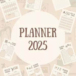 Imagem de capa para o Ebook Planner 2025