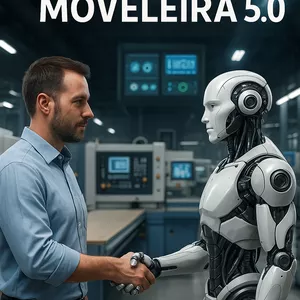 Imagem de capa para o Ebook INDUSTRIA MOVELEIRA 5.0