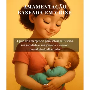 Imagem de capa para o Ebook Amamentação Baseada em Crise - O guia de emergência para salvar seus seios, sua sanidade e sua jornada 