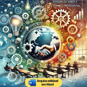 Imagem de capa para o Curso online Plano de Ensino Editável – Estação do Saber X (Técnico Profissional) | Ensino Médio – 3º Ano (Integral, 7h/dia) | Itinerário Integrado Transdisciplinar – 80h