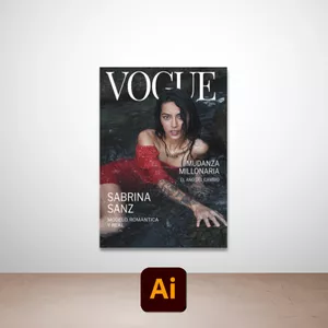 Imagen de portada para Curso online Pack Básico: Plantillas de Revista estilo VOGUE en Illustrator