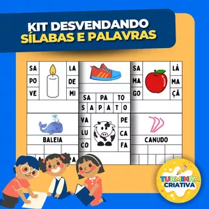 Imagem de capa para o Ebook Kit Desvendando Sílabas e Palavras